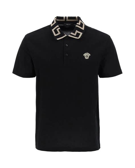 polo versace collezion 18 19|versace men's polo shirt sale.